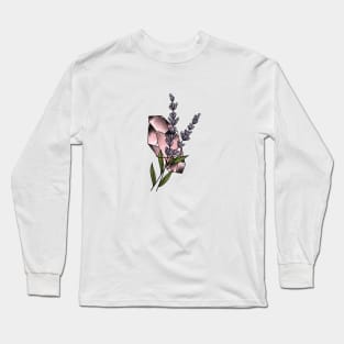 Lavender crystals Long Sleeve T-Shirt